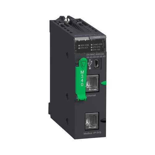 M340 高性能CPU，内置USB口，Modbus口，以太网TCP/IP